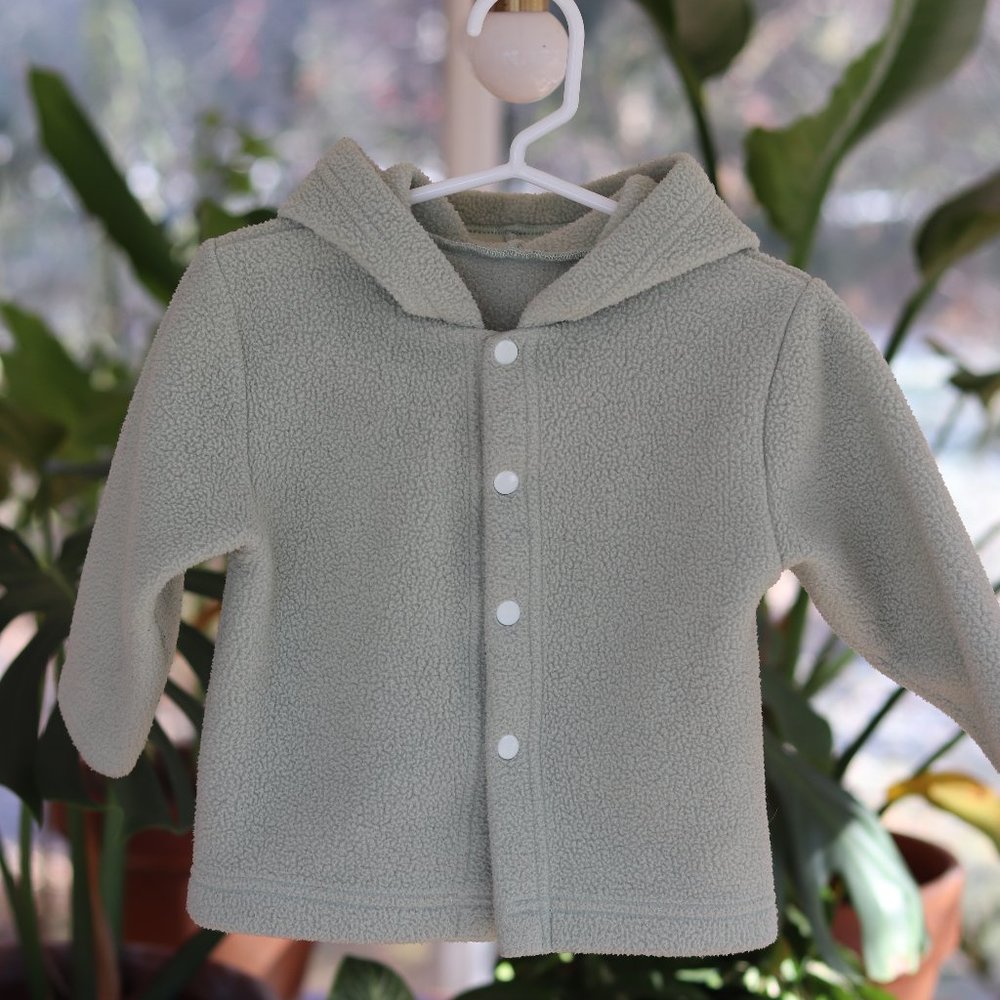 DESSINE-MOI UN MOUTON | Sage Fleece Button-up Hoodie
